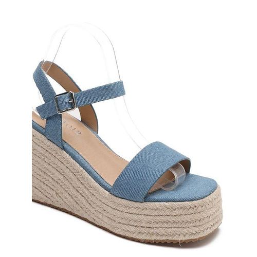 Fashion Chaussures Femme Compensees En Jean Prix pas cher Jumia CI