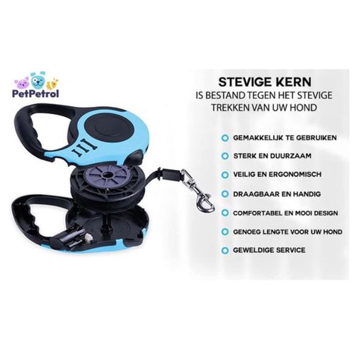 product_image_name-Generic-Laisse Rétractable Pour Chiens Moyens Et Grands-4