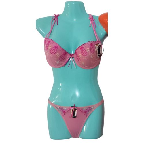 Haley Ensemble Soutient Gorge Espagnol Rose En Coton Prix pas