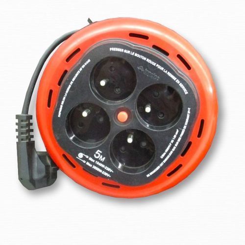 product_image_name-Generic-Ralonge Enrouleur 4 PRISE 5M -Rouge/Noir-1
