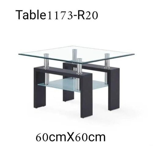 Generic Tables  basse centrale vitré 60x60 bois vitré - image 2
