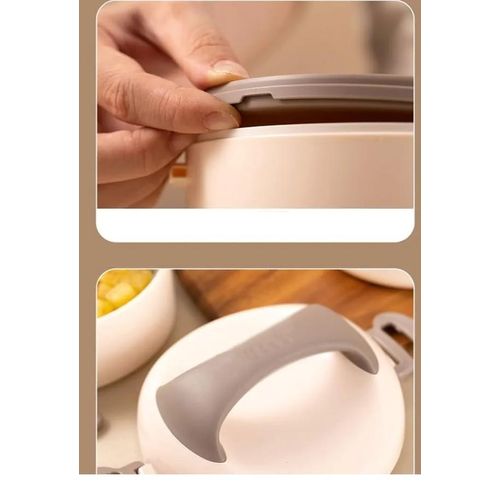 Generic Boîte à Repas Thermique Double Niveau 680ml - image 3