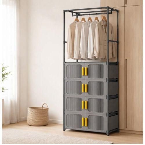 Generic penderie ouverte avec tiroirs  Armoire De Rangement/Dressing penderie modulaire avec commode intégrée. - image 2