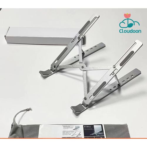 product_image_name-Cloudoon-Adjustable Aluminum Laptop Stand with 6 Angles, Foldable Portable Notebook Riser-1