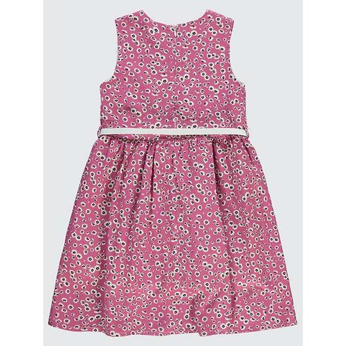 product_image_name-Fashion-Robe Avec Ceinture Pour Fille - Fuchsia-2