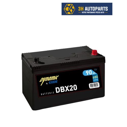 Exide BATTERIE 12V Exide Dynamic 90AH 680A (Borne + à Droite) - Garantie 06  Mois - Prix pas cher