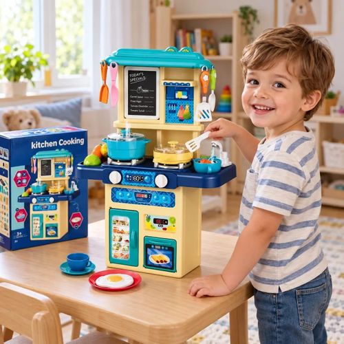 Generic Jeu De Cuisine Pour Enfant BLEU - image 3