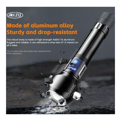 product_image_name-Generic-Lampe Torche LED Rechargeable Puissante-4