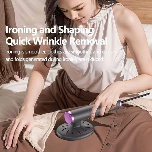 product_image_name-Generic-Défroisseur à main USB Portable anti-brûlure à sec - Mini fer à repasser pour la maison et voyage-5