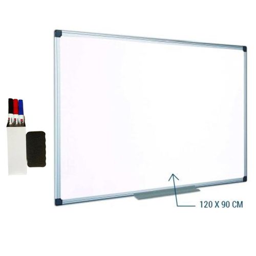 Generic Tableau Magnétique Effaçable120x90-Blanc - Prix pas cher