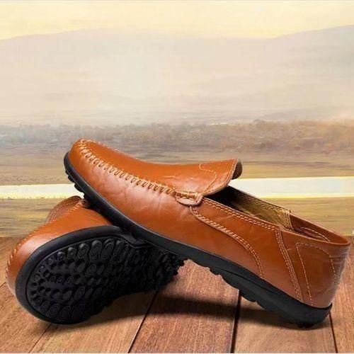 product_image_name-Banagat-Chaussures à semelle plate décontractées pour hommes, mocassins respirants & slip-ons, chaussures formelles d'entreprise marron-8