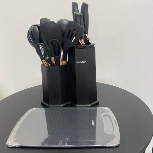 product_image_name-Sonifer-Ensemble 5 Couteaux Haute Précision + Planche & Ciseaux SF-1188A-2