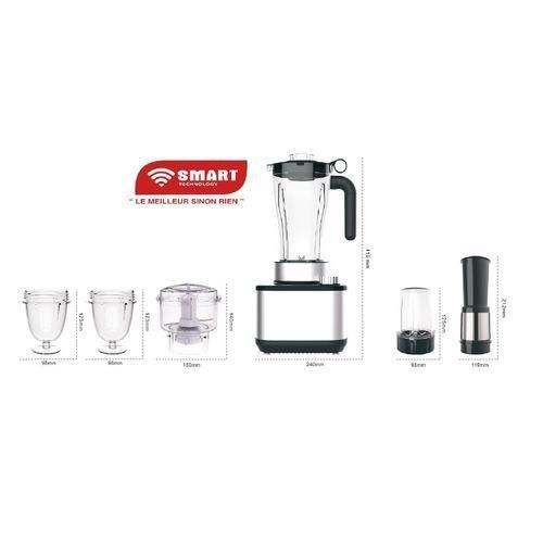 SMART TECHNOLOGY BLENDER SMART MULTI-FONCTION 4 EN 1-STPE-8031P - image 2