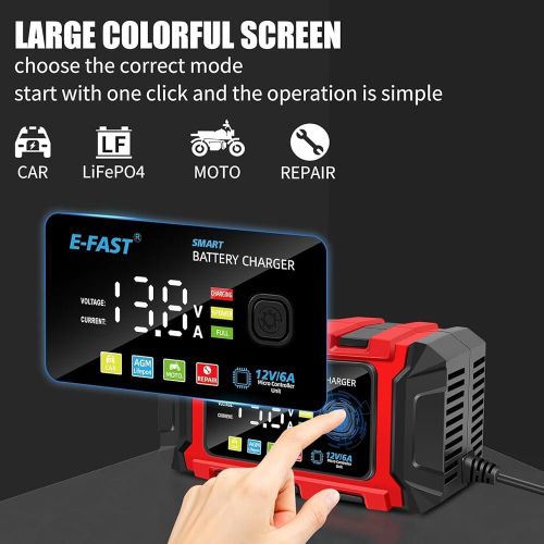 product_image_name-Generic-E-FAST 6 ampère Chargeur de batterie de voiture-3