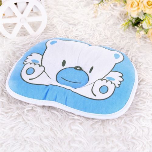 Fashion Oreiller à Tête Plate/ Coussin/Pour Nouveau Né / Bébé / Enfant -  Bleu - Prix pas cher