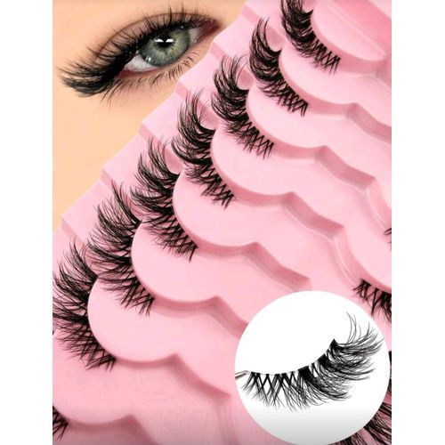 product_image_name-Fashion-9 Paires De Faux Cils à Effet à Naturel Noir-1