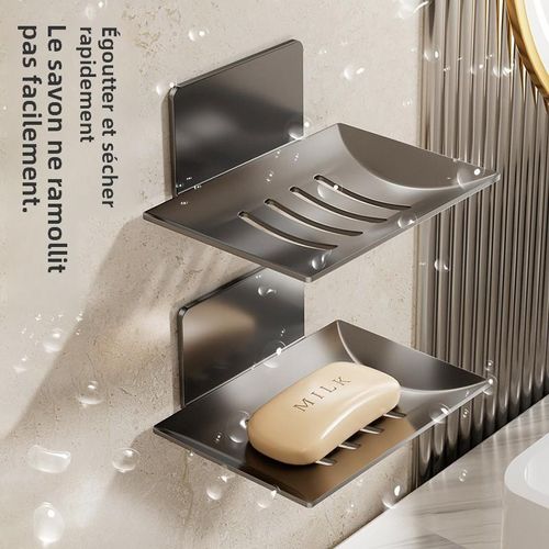 product_image_name-Generic-Porte-savon sans perçage en acier au carbone pour étagère de rangement de salle de bain-1