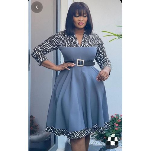 Fashion ROBE DAME DE SOIREE BLEU Prix pas cher Jumia CI