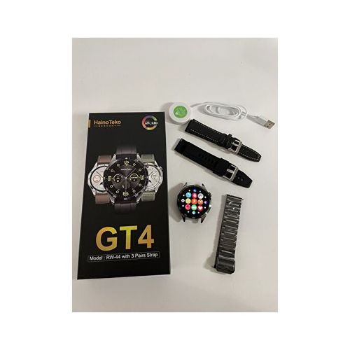 product_image_name-Smart Watch-HAINOTEKO Nouvelle Montre Connectée GT4 Ecran AMOLED (3 Straps)-3