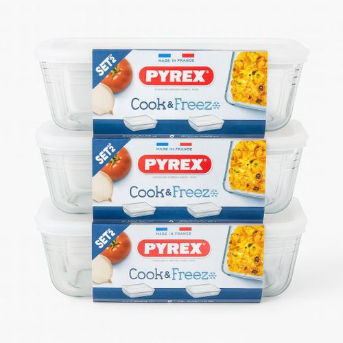 product_image_name-Generic-Set de 2 plats en verre Pyrex Cook & Freeze – Made in France-1