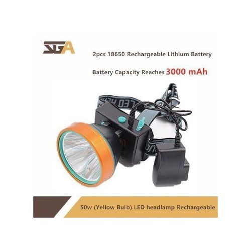 product_image_name-Generic-Lampe Torche Frontale Led Haute Puissance Rechargeable 50W HEL-2018-1