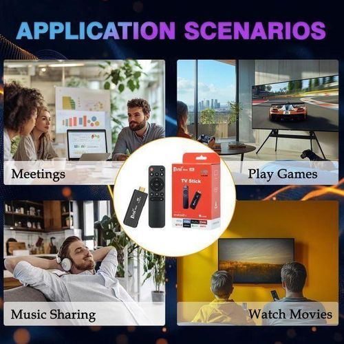 Generic QUALITE SUPERIEUR Android TV Stick – Clé HDMI 4K avec télécommande BK - image 5