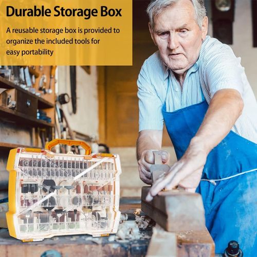 product_image_name-Generic-Kit d'accessoires pour outils rotatifs 302 pièces, ensemble d'accessoires rotatifs polyvalents, universellement adapté au travail du bois, à la coupe, au meulage, au ponçage, à l'affûtage, à la sculpture et au polissage.-5
