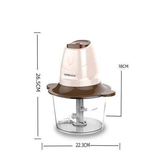 product_image_name-Sokany-Mini Wonder Chopper 2.0L 300w 7006A - Marron-3