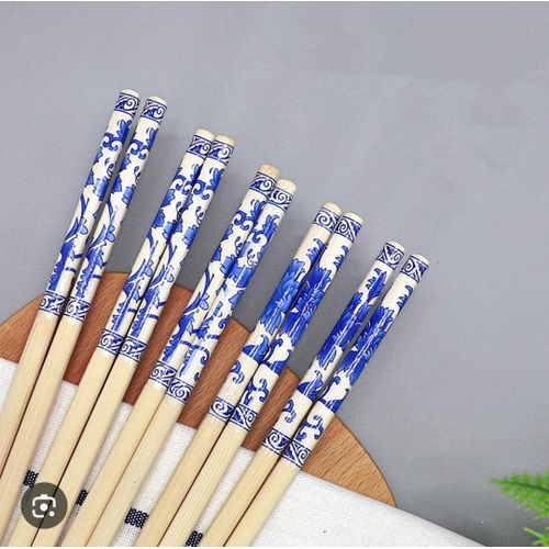 product_image_name-Generic-LOT DE 50 PAIRES DE  BAGUETTES CHINOISES EN BAMBOU NATUREL-4