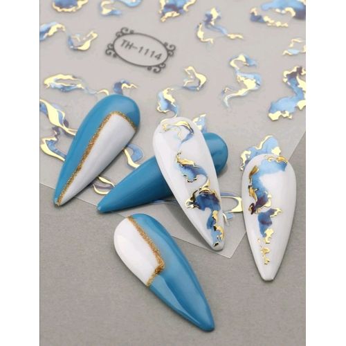 Fashion Stickers Pour Ongles 2Pièces:Multicolor - image 3