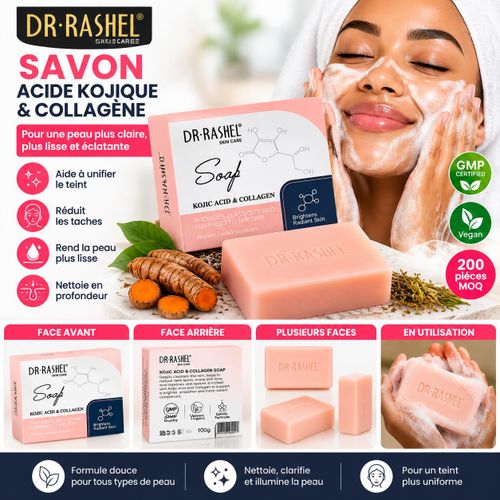 DR.Rashel Lot de 3 savon éclaircissant et soin de la peau - image 3