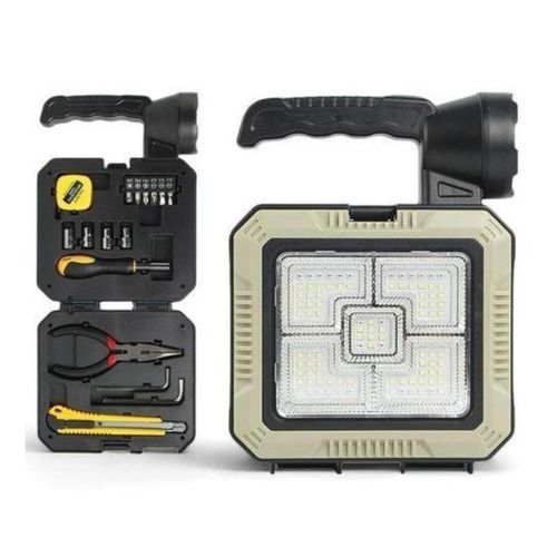 Generic Lampe LED solaire rechargeable multifonctionnelle avec kit d'outils