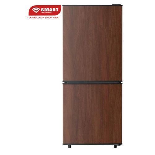 product_image_name-Smart-Réfrigérateur Combiné 75 L – Modèle_STCB-137WOH – Design Couleur Boisée avec Double Tiroir-1