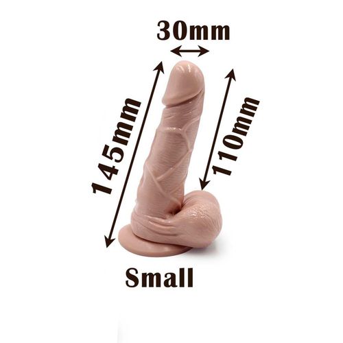 product_image_name-RUNSONE-3 options de tailles pour dildo: Petit, Moyen, Grand Dildos en silicone réalistes, Gros pénis avec testicules, Ventouse, Jouet sexuel pour la masturbation pour femmes, Cadeau d'amour parfait pour les couples, petite amie, épouse-6