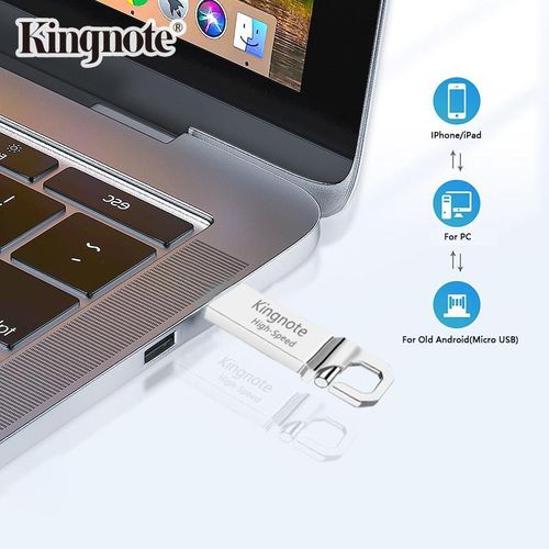 Kingnote High-Speed USB Flash Drives 32GB Flash Disks Memory USB Disk Data Storage With Android and Type-C OTG Adapter Two are given for free - image 4