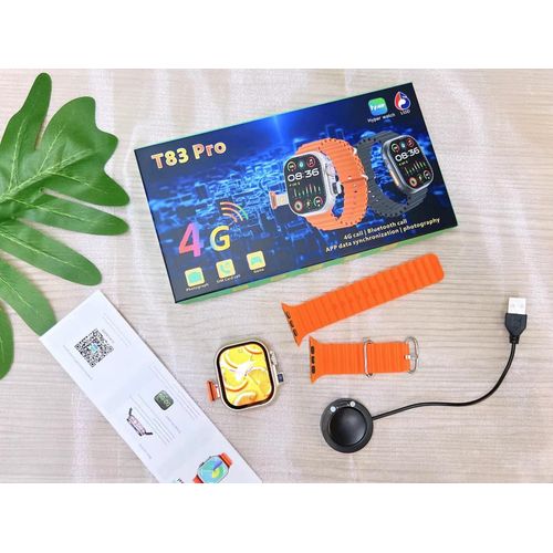 product_image_name-Generic-Montre connectée Smart Fit T83 Pro 4G LTD avec carte SIM, montres Android Ultra, montres intelligentes pour hommes et femmes-1