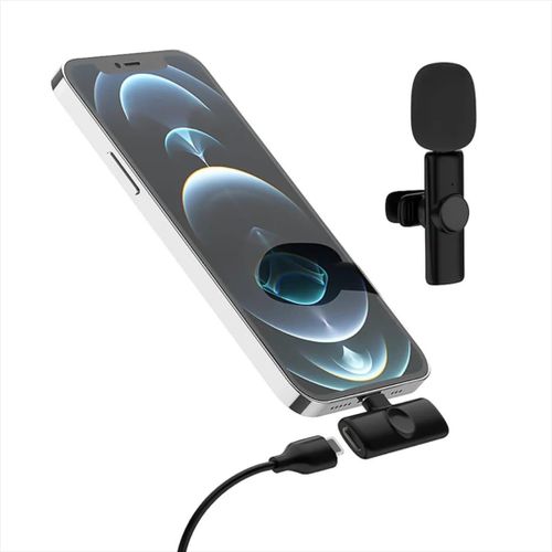 Generic Microphone cravate sans fil double Type-c pour IPhone Android IPad IOS - image 2