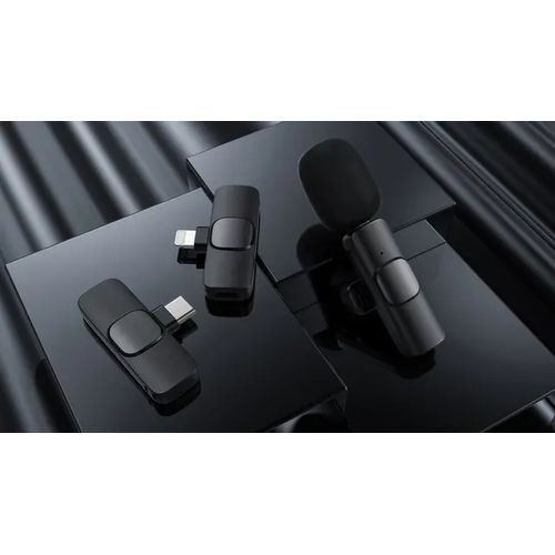 HMKCH Microphone Cravate sans Fil pour iPhone/Téléphone Android