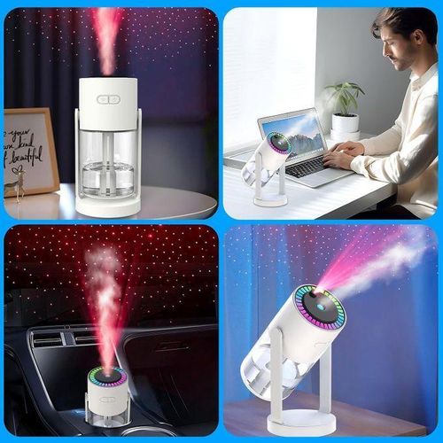 product_image_name-Generic-Diffuseur d'huiles essentielles avec lumière étoilée - Humidificateur d'air 280 ml pour la maison,-5