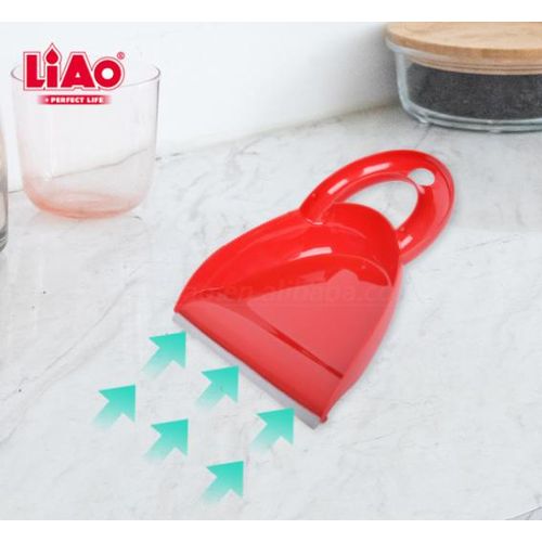 product_image_name-Liao-Mini Ensemble Pelle et Balayette – Kit de Nettoyage d'Appoint Haute Précision – Bord en Caoutchouc Souple – Design Compact Rouge-5