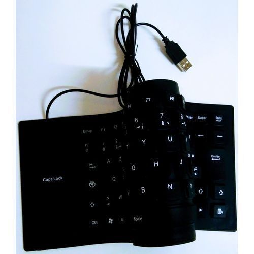 Generic Clavier Flexible à Fil Usb - Noir De Haute Qualité-noir - image 2
