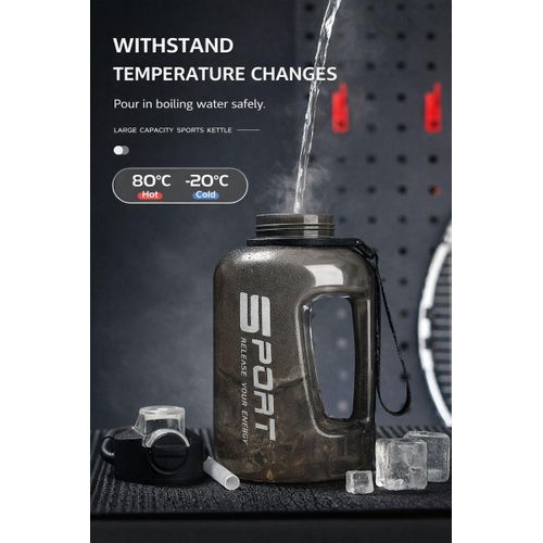 product_image_name-Generic-Grande bouteille d'eau de sport avec paille, gobelet de fitness, gobelet en plastique, compagnon d'hydratation durable pour les entraînements en salle de gym et les activités extérieures-3