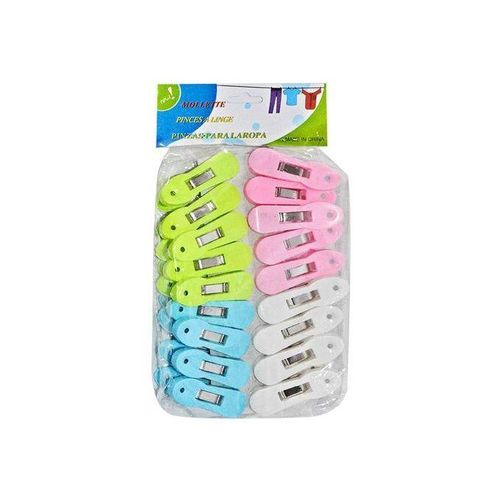 product_image_name-Genetic-Séchoir à Linge Pliable 3 Niveaux Réglables Avec Roues + Pinces à Linge Offert - Bleu-6