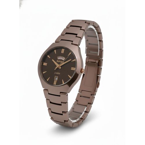 product_image_name-Rado-Montre Élégance Moderne – Gold & Cadran Noir-3