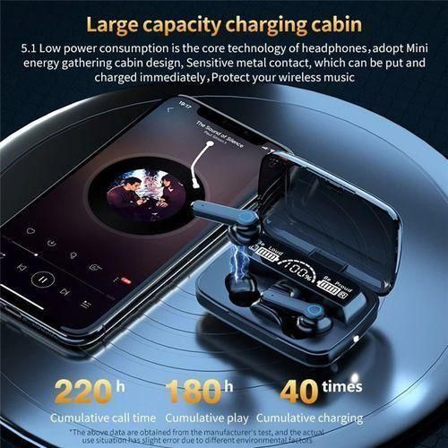 product_image_name-JNKACLD-Oreillette Bluetooth Sans Fil - 3000MAH - Noir-2