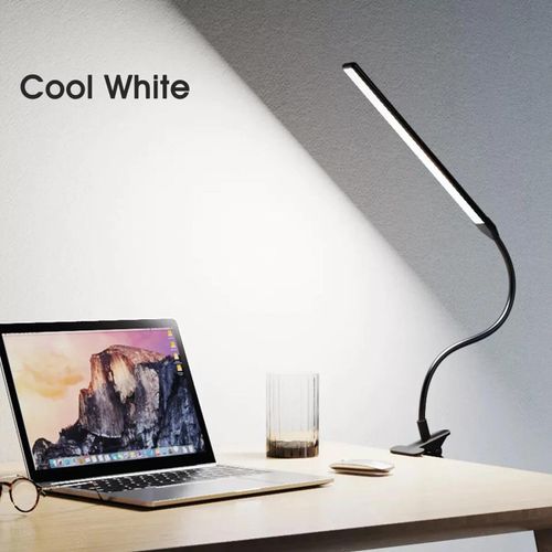 product_image_name-Generic-Desk Lamp LED 360° Folding Clamp Desk Lamp Rechargeable Table Lamp Clip on Light for Bed Reading Working and Computers-3