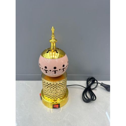 product_image_name-Generic-Diffuseur de Bakhoor Électrique Premium - Design Sphérique Rose - 220V-1