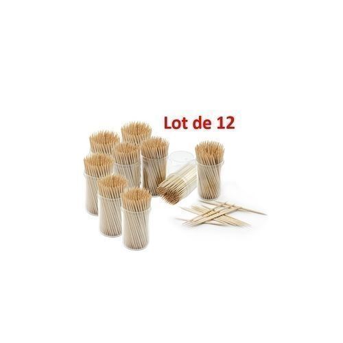 Cure dent en bois - boite de 1000 - Cdiscount Maison