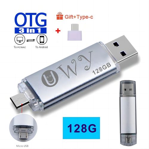128GB Clé USB OTG Pour Téléphone/tablette/PC Android - Temu Canada