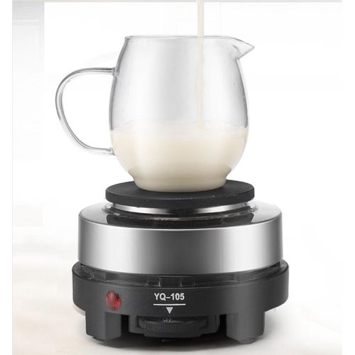 product_image_name-Generic-Mini Plaque Chauffante Électrique 500W - Modèle YQ-105 - Acier Inoxydable-3